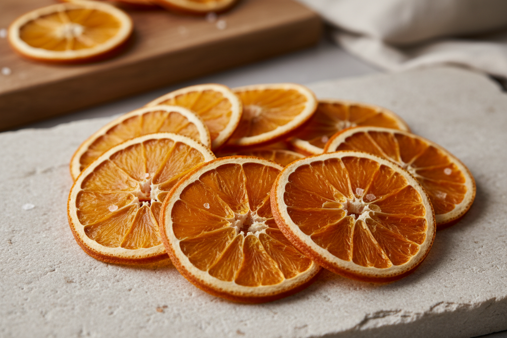 Dehydrated Orange Close-up